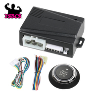 Kit de système d'alarme automobile universel PKE sans clé, démarrage par bouton-poussoir, télécommande de démarrage et d'arrêt du moteur, E14
