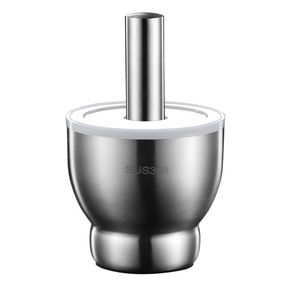 304 Stainless Steel Garlic Crusher Manual Herb <b>Grinder</b> Household Kitchen Tool Durable SUS304 - Product Image 1