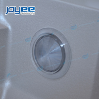 JOYEE-Spa de natation extérieur autoportant, piscine hors sol en acrylique, double zone, sans fin, avec jacuzzi, bain à remous