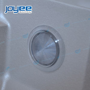 Joyee สวนกลางแจ้งตั้งเหนือพื้นอะคริลิคสองโซนว่ายน้ำสปาไม่มีที่สิ้นสุดสระว่ายน้ำสปาพร้อมอ่างน้ำร้อน - Product Image 6