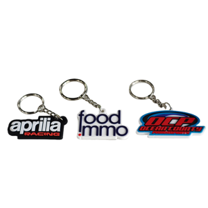 Design OEM Keychain Manufacturing 2D logo Custom Silicone Rubber Keychain 3D Cute Anime Soft PVC Keychain - Product Image 2