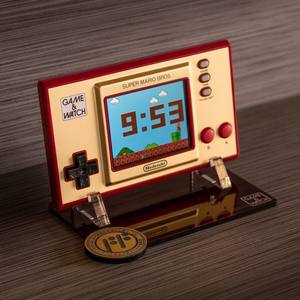 RAY YI Soporte de Exhibición de Acrílico Nintendo Game Watch/<span class=keywords><strong>Super</strong></span> <span class=keywords><strong>Mario</strong></span> <span class=keywords><strong>Bros</strong></span> Famicom Style Rose Colored Gaming Special Edition Plástico - Product Image 3