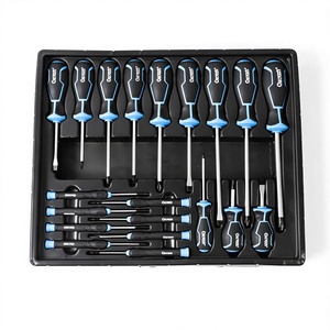 <b>Screwdriver</b> Set 20 Pc Magnetic Tip Cross Phillips Bit Anti-Slip Handle Plastic Grip Standard <b>Screwdriver</b> Diy Tool Kit - Product Image 4