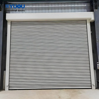 Porte rapide en alliage d'aluminium sur mesure avec boîtier de protection pour atelier alimentaire
