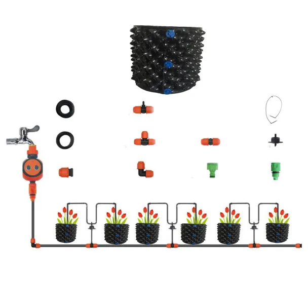 Kit de Micro d'irrigation automatique de mm, avec Pots d'affûtage à Air, tuyau de Distribution, pour jardin, serre, lit de fleurs, Patio, pelouse