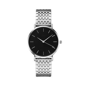 Nueva llegada Dropship hombres reloj <span class=keywords><strong>de</strong></span> pulsera texto parte trasera reloj <span class=keywords><strong>de</strong></span> acero inoxidable padre regalo banda <span class=keywords><strong>de</strong></span> malla - Product Image 2