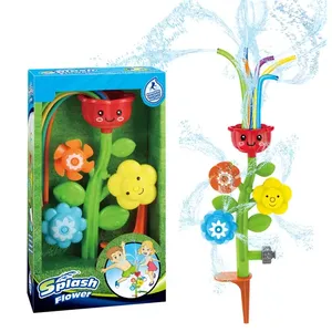 Cross-border explosivo brinquedos de banho das crianças dos desenhos animados rotatable spray de água bebê banheiro brinquedo banho brinquedos