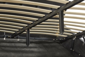 Ottoman Storage Black <strong>Faux</strong> <strong>Leather</strong> Double <strong>Bed</strong> <strong>Frame</strong> - Product Image 6