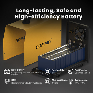 آلة لحام محمولة تعمل بالبطارية، مدمجة وخفيفة الوزن وعالية الكفاءة مع تيار إخراج 160 أمبير - Product Image 4