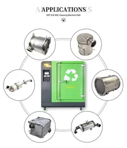 ZYQM filtro dpf scr doc ad alta capacità diesel particolato banco prova di rigenerazione ad alta temperatura dpf carbon cleaner
