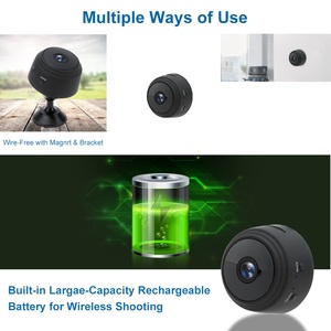 Mini <span class=keywords><strong>Cámara</strong></span> <span class=keywords><strong>A9</strong></span> Inalámbrica WIFI 1080p HD IP, Visión Nocturna, Grabadora de Video y Voz, con Tarjeta de Memoria de 32G - Product Image 3
