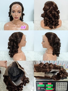Letsfly Promoción de $75 Pelucas Frontales de Encaje 13x4 de 18 Pulgadas con Ondas Sueltas y Rizadas, 250% de Densidad, Cabello Virgen Natural 100% Humano, 230 gramos, 10A - Product Image 6