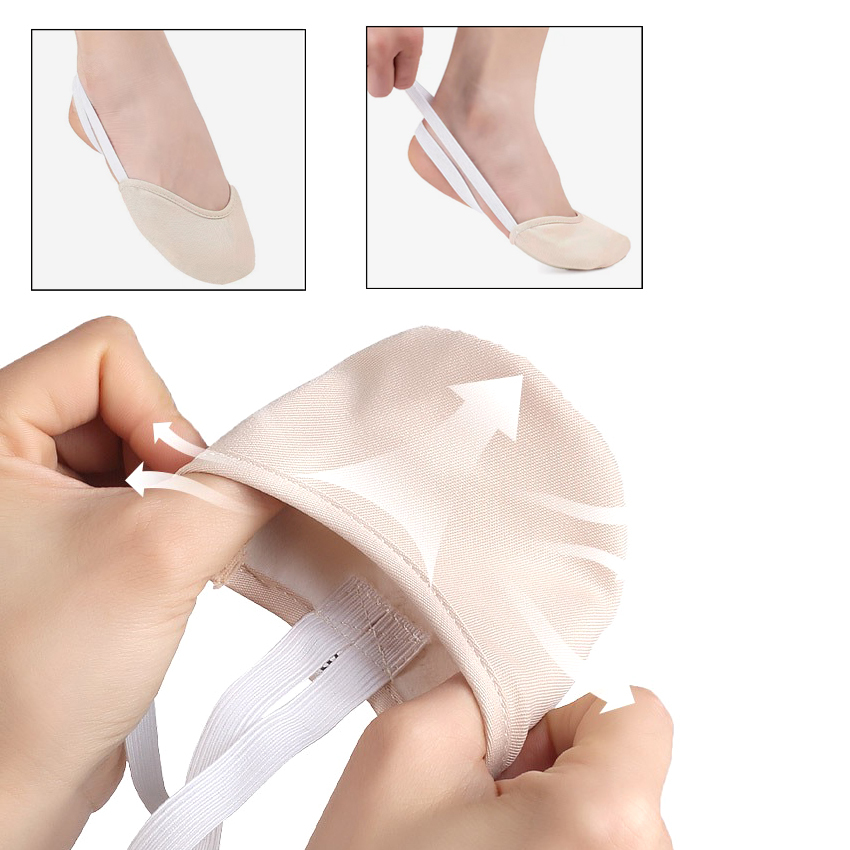 Chaussettes De Danse Ballet Missfiona - Néoprène, Coussinets Avant-Pied, Taille S à XL