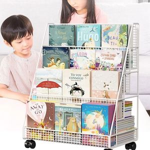 Support de rangement en métal de style moderne <span class=keywords><strong>pour</strong></span> étudiants de maternelle <span class=keywords><strong>pour</strong></span> livres d'enfants - Product Image 3
