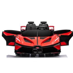 <span class=keywords><strong>Scooter</strong></span> Eléctrico <span class=keywords><strong>Bugatti</strong></span> de 2 Plazas y Cuatro Ruedas de Acero para Niños con Control Remoto, Manillar Ajustable y Luz Incluida - Product Image 1