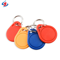 En stock 13,56 MHz F08 Porte-clés RFID NFC Contrôle d'accès Porte-clés RFID Livraison rapide