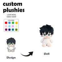 Poupée mignonne en peluche étoiles coréennes Figurine en peluche personnalisée Personnaliser K-POP en peluche personnalisée