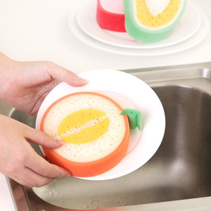 Utensilios de Cocina, Esponja Gruesa con Forma de Fruta, Esponja Multifuncional para Eliminar Manchas y Limpiar Platos, Venta al por Mayor - Product Image 4