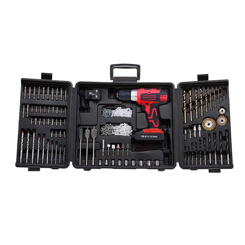 Ningbo 18V li-ion battery rechargeable Cordless power drill Set with Accessories