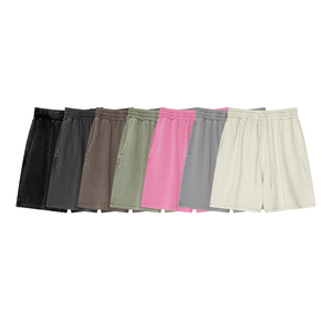 Pantalones Cortos Casuales de Verano para Hombre con Logotipo Personalizado, Color Azul Americano, 100% Algodón, Cintura Elástica, Transpirables - Product Image 5