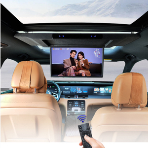 Moniteur de toit de voiture électrique rabattable de 18,5 pouces pour véhicules à toit ouvrant panoramique - Écran multimédia Android 1080P IPS avec HDMI WiFi - Product Image 6