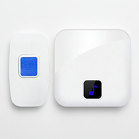 Sonnette de porte intelligente sans fil 300M étanche Alarme SOS Personnes âgées Enfant Urgence Sonnette à distance 36 Musiques Pager pour soignant