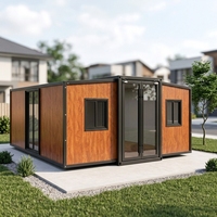 Maison conteneur extensible en acier galvanisé, cabane résidentielle mobile, mini-maison OEM