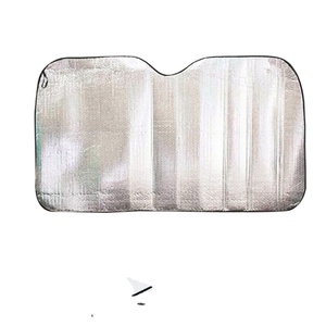 Pare-soleil de pare-brise de voiture imprimé bulle PE pliable extérieur - Product Image 1