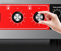 Horno de Túnel Eléctrico de Alta Potencia de 25KW y 18 Pulgadas, Horno Comercial de Acero Inoxidable para Hornear Pizza con Cadena de Acero Inoxidable 304