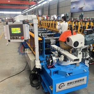 Machine automatique de fabrication et de pliage de gouttières d'évacuation d'eau, machine de formage à rouleaux de gouttières carrées en tube carré - Product Image 2