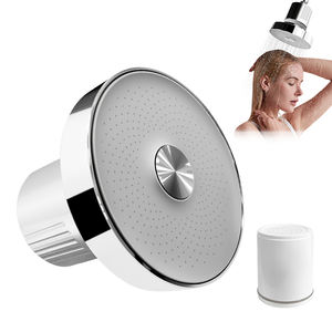 Meilleur filtre de douche portable 15 étapes en ABS électroplaqué, pour usage domestique, avec pommeau de douche cascade filtrant, garantie 1 an - Product Image 1