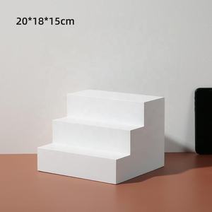 Escaleras y escalones de plástico blanco personalizados de alta calidad, decoración de fondo de fotografía pequeña - Product Image 6