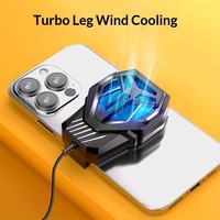Ventilateur de refroidissement magnétique pour téléphone avec lumière RGB - Dissipateur thermique portable à semi-conducteurs pour le gaming et le vlogging