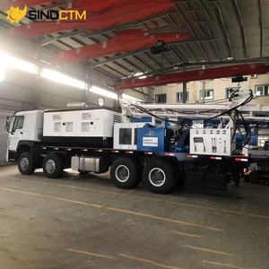 Howo Vrachtwagen Gemonteerd Booreiland 500M Diepte 300Mm Diameter Roterende 50kw Dieselmotor Hydraulische Waterput Boorinstallatie - Product Image 4