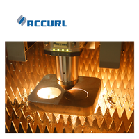 Machine de découpe laser à fibre ACCURL pour plaques métalliques en acier, aluminium, cuivre, laiton
