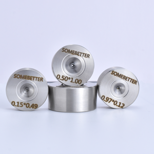 توريد قوالب مقطوعة على شكل قوالب من متعدد الكريستالات على شكل قوالب مستطيلة الفتحة من الألماس على شكل حرف u من أجل تشكيل قوالب من الألماس ذات الفتحات المستطيلةعلى شكل ألواح مستطيلة الشكل. - Product Image 1