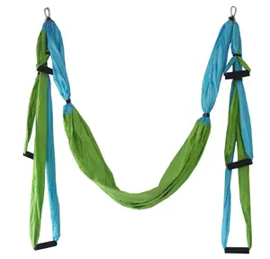 großhandel 250 * 150 cm parachute nylon stoff anti-gravitation indoor fitness Swing aerial yoga hängematte