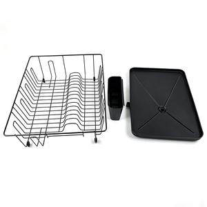 Elegante <span class=keywords><strong>Escurridor</strong></span> de Platos de Níquel Negro DaS con Portavasos y Bandeja Recolectora, <span class=keywords><strong>Escurridor</strong></span> de Platos Resistente a la Oxidación <span class=keywords><strong>para</strong></span> Encimeras de Cocina - Product Image 6