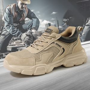 FANGHU EAGLE chaussures de sécurité bottes de travail anti-écrasement chaussures de sécurité anti-crevaison standard européennes confortables pour hommes bout en acier - Product Image 6