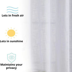 Cotone bianco trasparente rotolo finestra semi <span class=keywords><strong>pizzo</strong></span> 100 poliestere drappo <span class=keywords><strong>tulle</strong></span> voile tessuto tenda bianco <span class=keywords><strong>tende</strong></span> trasparenti - Product Image 6