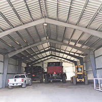 Kits de hangar préfabriqués, bâtiment de type barndominium, structure en acier, entrepôt, atelier préfabriqué, bâtiment métallique