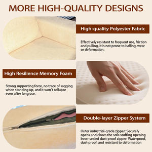 فوم مضغوط معبأ بالفراغ أريكة قابلة للتحويل قابلة للطي لغرفة المعيشة تصميم موفر للمساحة - Product Image 6