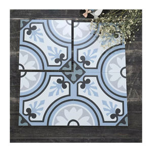 Azulejos de porcelana pequeños para pared y suelo de Hotel, antideslizantes, 200x200, nórdico, blanco y negro, mate, geométrico, azulejos de cerámica - Product Image 1