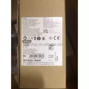 คอนแทคเตอร์ 3RT5045-1BB40 24 โวลต์ AC3 37 กิโลวัตต์ 400 3 โพล ข้อมูลจำเพาะ S3 ขั้วต่อแบบสกรู ของแท้ใหม่แกะกล่อง - Product Image 1