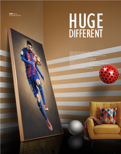 Póster de estrella de fútbol personalizable, pintura para sala de Fitness, sala de juegos - Product Image 5