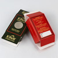 Boîte à savon de luxe en gros, emballage alimentaire pour macarons, desserts, bonbons, papier marbré, carton avec fenêtre et sac en papier