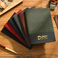Cuaderno de Oficina de Alta Gama 2027 de Alta Calidad del Fabricante, en Stock, para Grabación de Reuniones y Planificación de Itinerarios