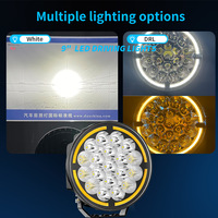 Luz de Trabajo LED de 9 Pulgadas y 19 LED, Lámpara Antiniebla Todoterreno de Alta Resistencia para Camiones Europeos Scania, Volvo, MAN, Mercedes, DAF, Iveco