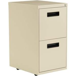 Archivador metálico con pedestal y dos cajones Alera PAFFPY, 14 7/8 ancho x 19-1/8 profundo x 27-3/4 alto, color putty - Product Image 1
