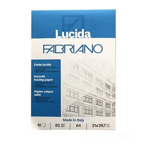 FABRIANO - BLOQUE DE PAPEL BRILLANTE 10 HOJAS A4 82GR - Product Image 1